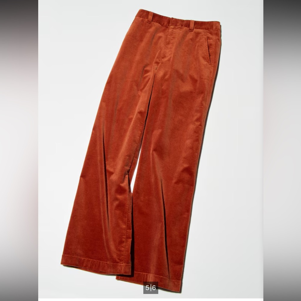 WIDE-LENGTH CORDUROY TROUSERS - Picture 8 of 8